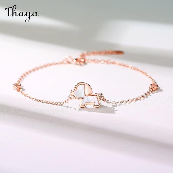 Thaya S925 Silver Shell Puppy Bracelet