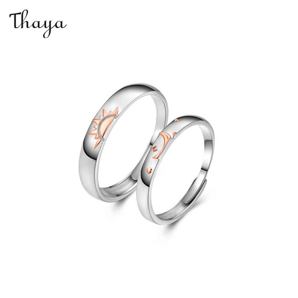 Thaya Sonne und Mond Wächter Liebespaar Ringe