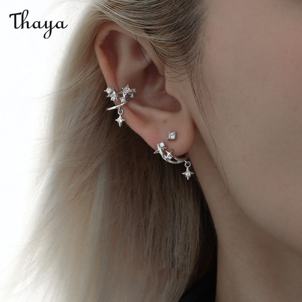 Thaya S925 Silver Star Ear Cuff