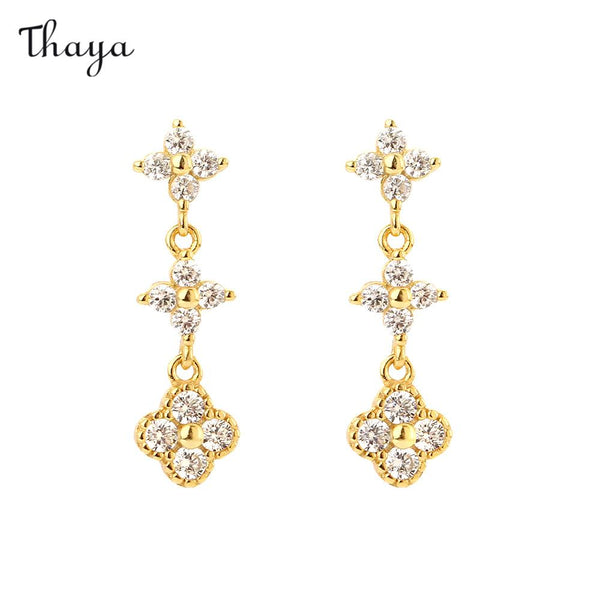 Thaya Clover Dangle Earrings