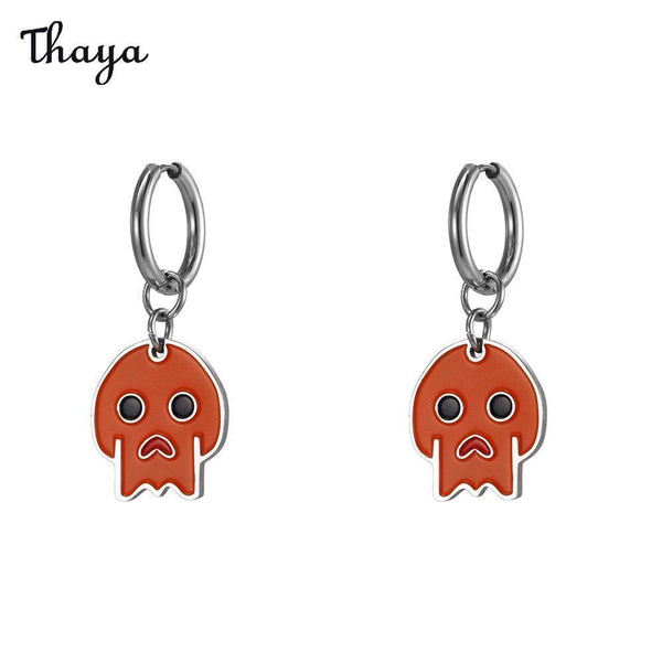 Boucles d'oreilles Thaya Spooky Ghost Face