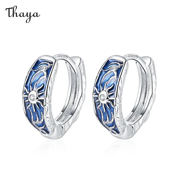 Thaya 925 Silver Sunset Glow Earrings