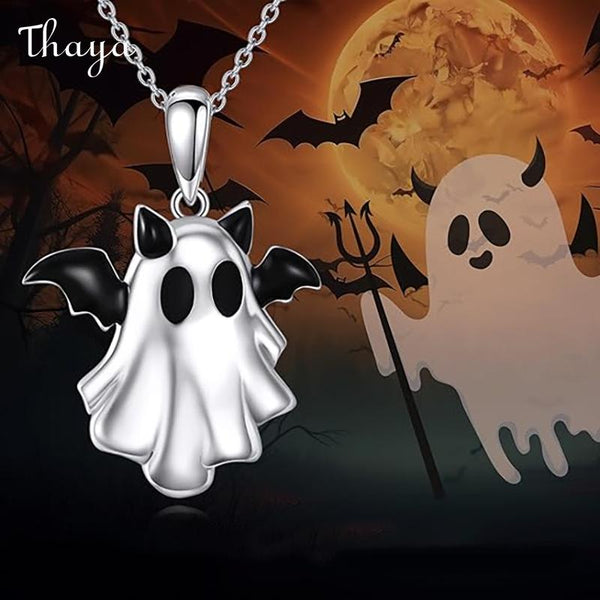 Thaya Halloween Ghost Cartoon Necklace