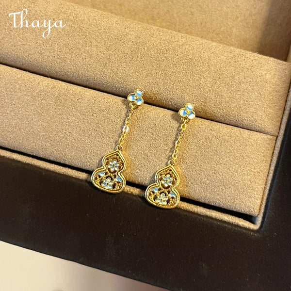 Thaya Gourd Dangle Earrings