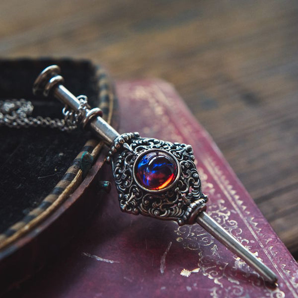 Thaya S925 Silver Gemstone Pendant Necklace