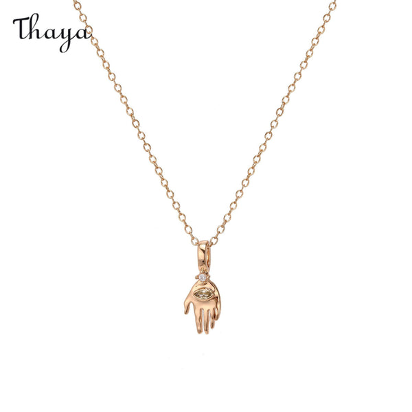 Thaya Hand Pendant Necklace