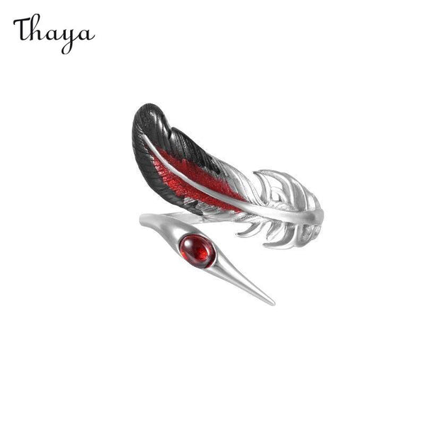 Thaya Wrap Feather Ring