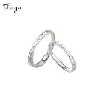Thaya 925 Silver Starry Ocean Couple Rings