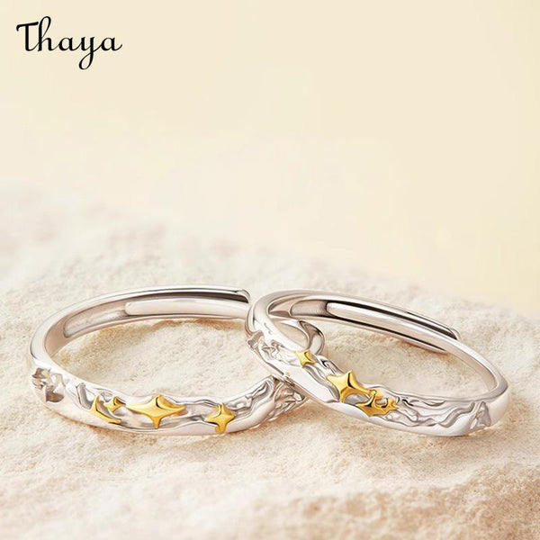 Thaya S925 Silver Galaxy Star Ring