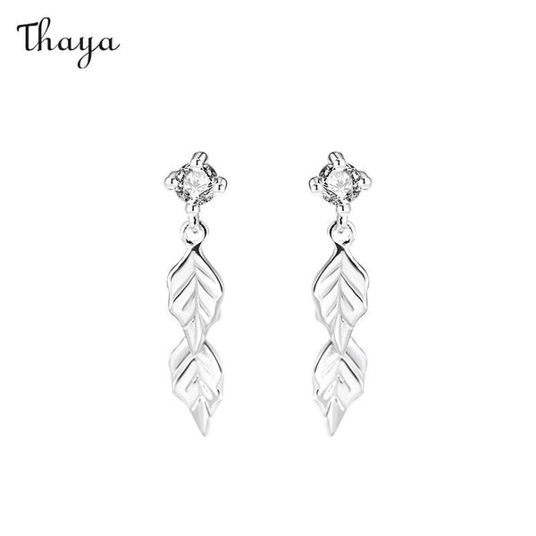 Thaya 999 Silver Botanical Beauty Earrings