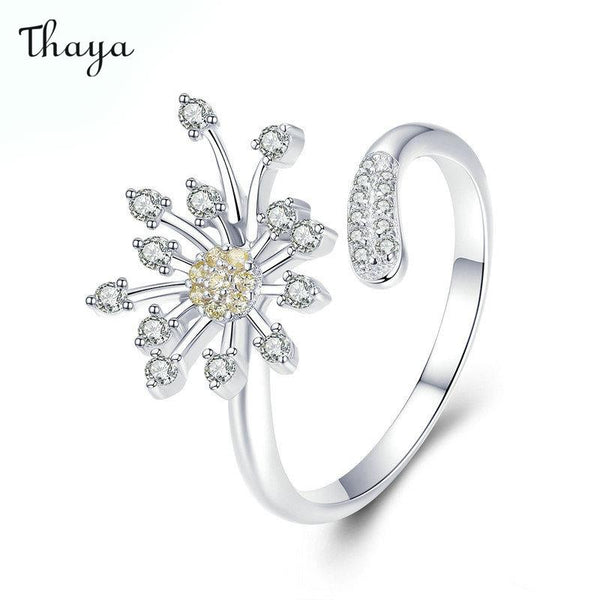 Thaya 925 Silber Löwenzahn Liebesring