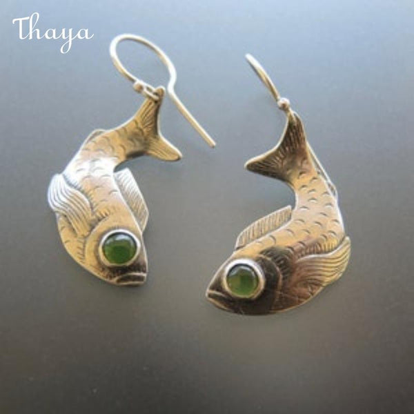Thaya Fish Dangle Earrings