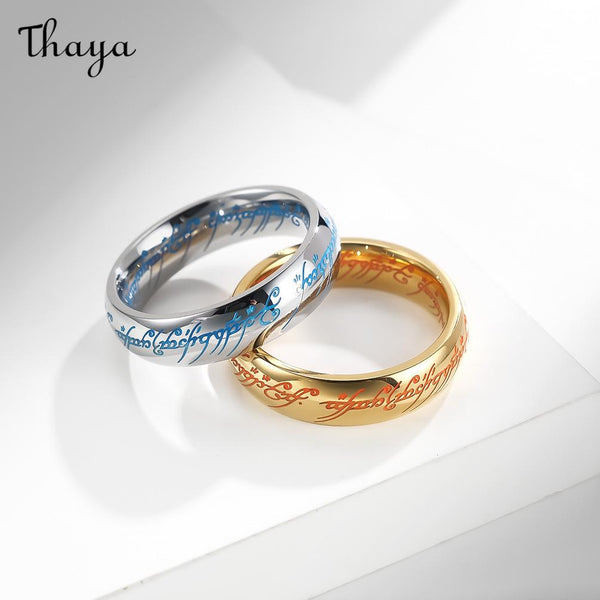 Thaya Luminou Engraved Fashion Ring