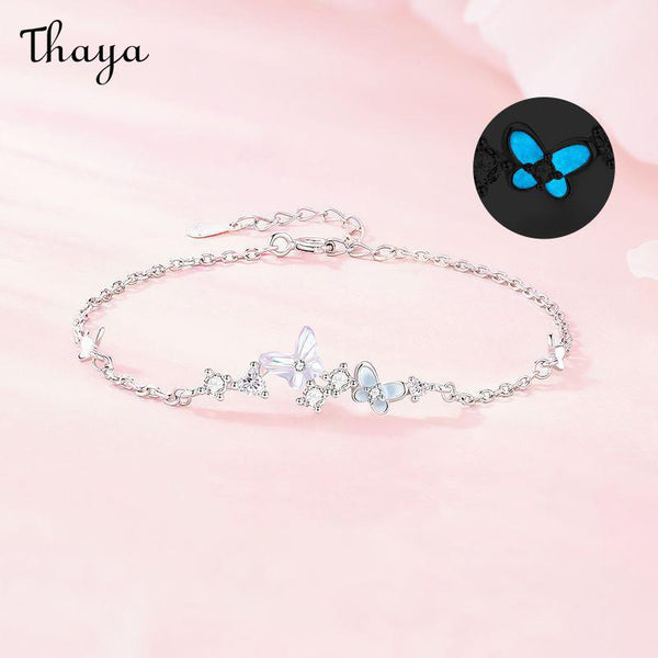 Thaya S925 Silver Butterfly Bracelet