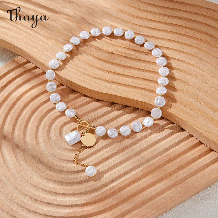 Thaya Baroque Pearl Necklace