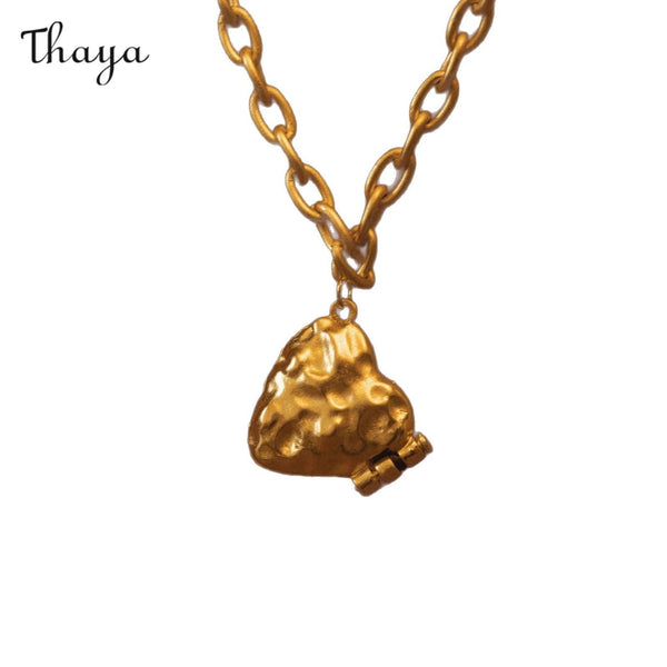 Thaya Heart Locket Necklace