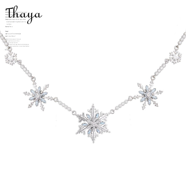 Thaya Snowflake Clavicle Chain
