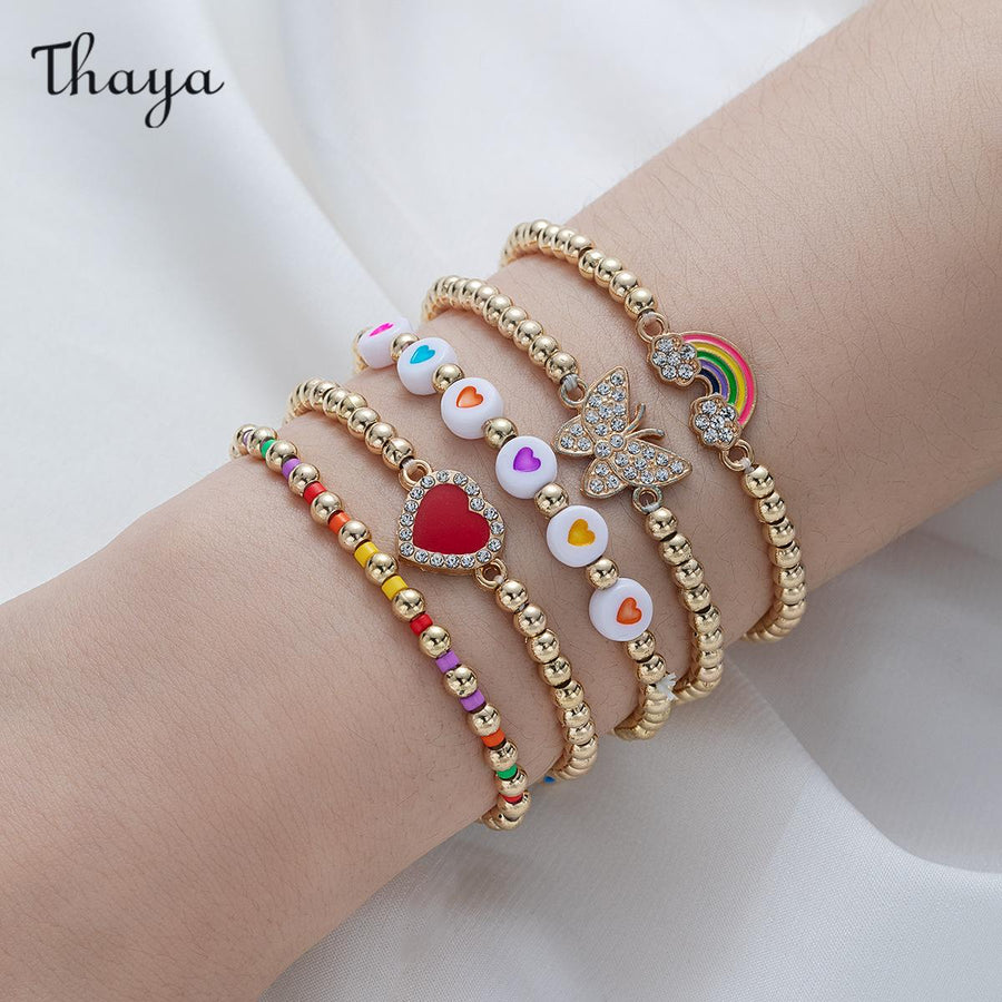 Thaya Charming Beaded Bracelets