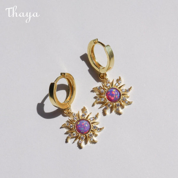 Thaya Sunburst Opal Ring