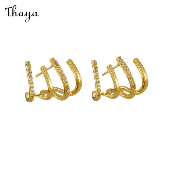 Thaya Regal Quad Claw Ohrringe