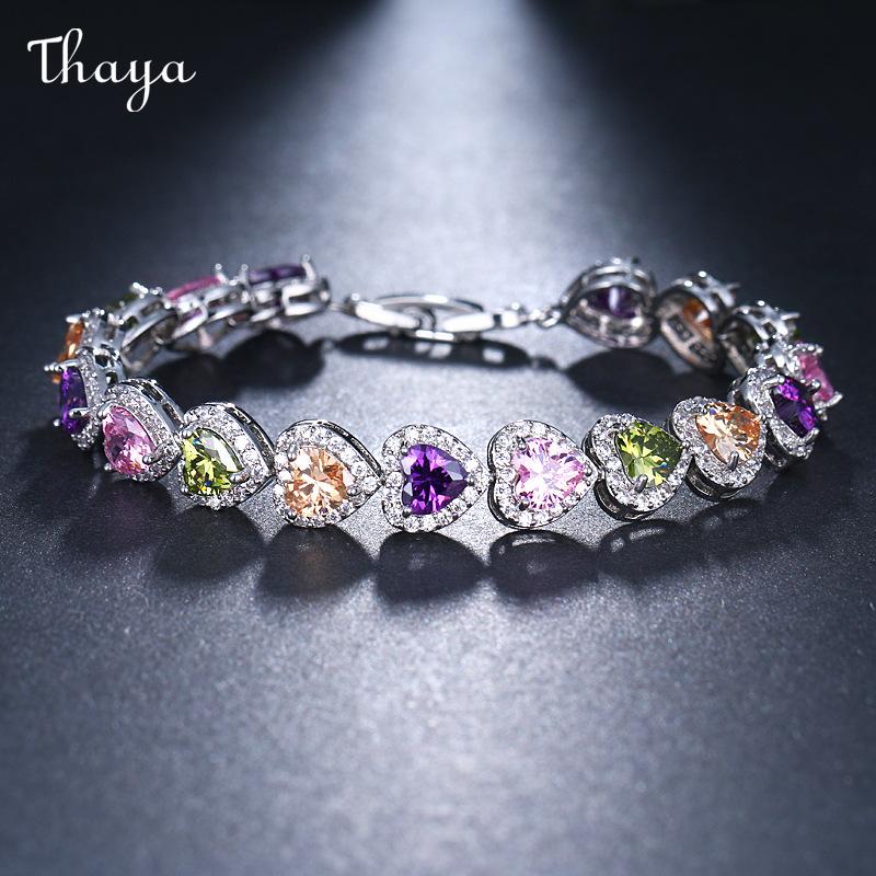 Thaya S925 Silver Heart Bracelet