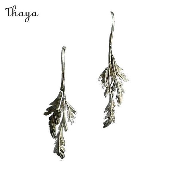 Thaya Französische Herbstblätter-Tropfenohrringe