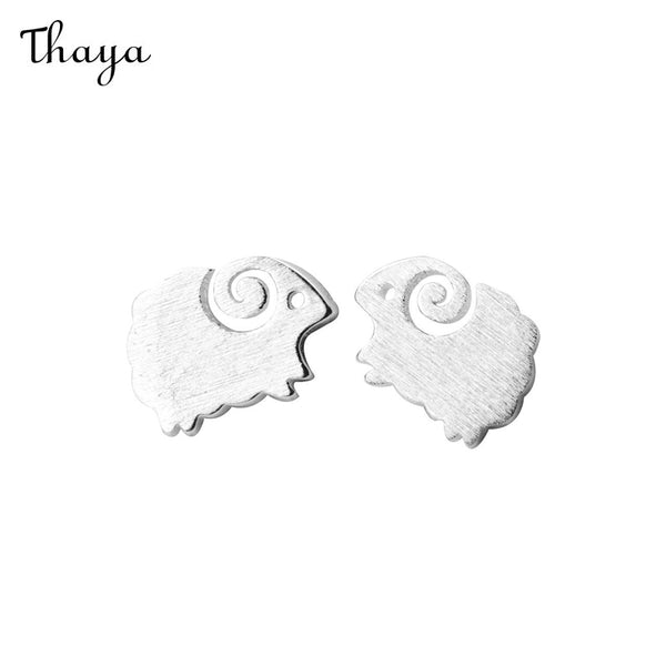 Thaya 925 Silver Little Sheep Earrings