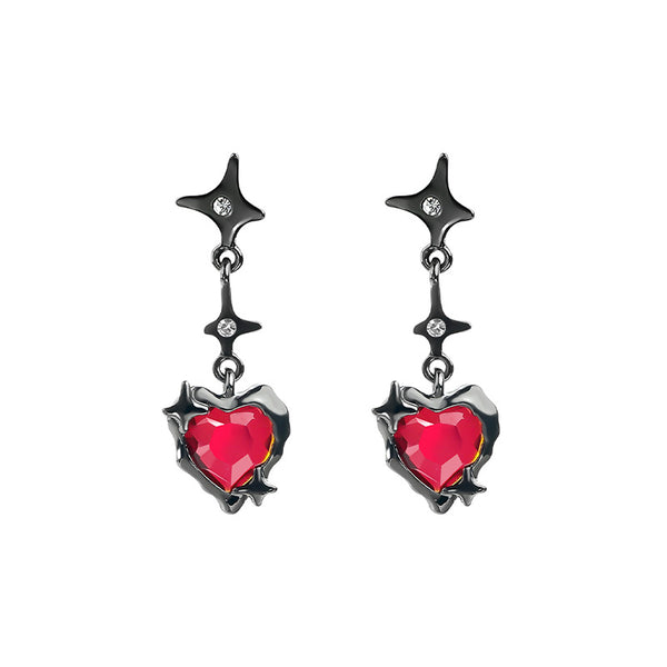 Thaya Heart Drop Earrings