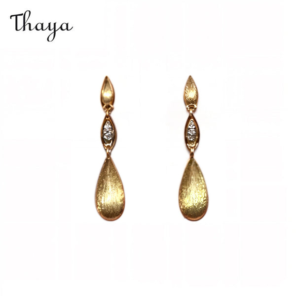Thaya 925 silver Teardrop Dangle Earrings