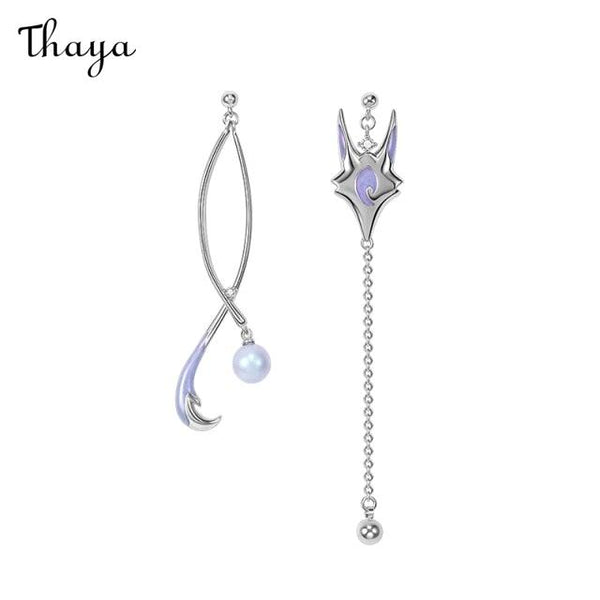 Thaya Fox Silver Earrings