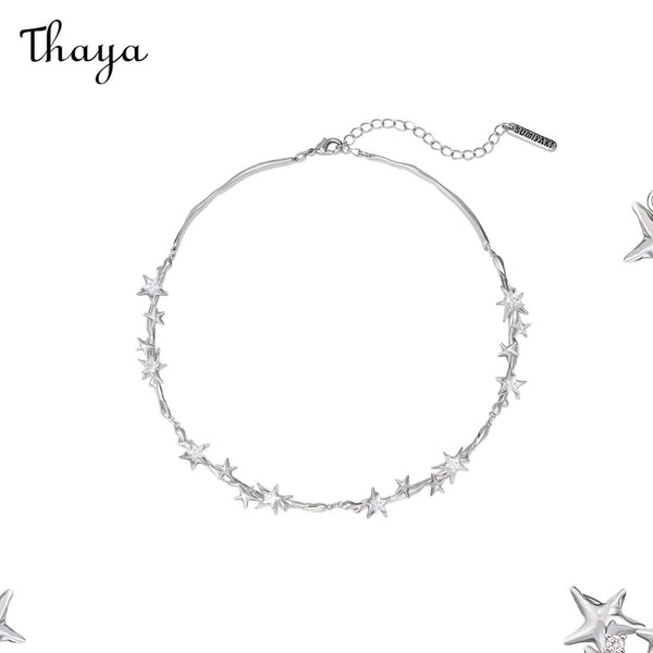 Thaya Starry Star Thorn Liquid Clavicle Necklace