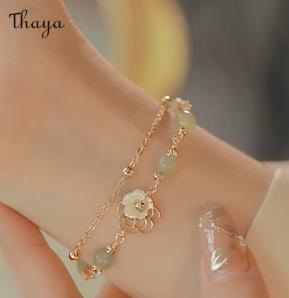 Thaya Floral Beaded Bracelet