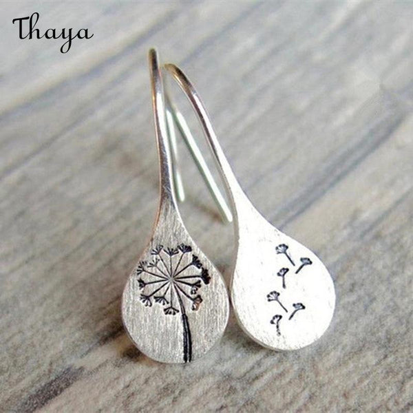 Thaya Dandelion Drop Earrings