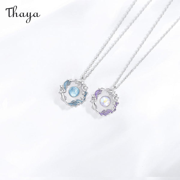 Thaya S925 Silver Good Luck Koi Necklace
