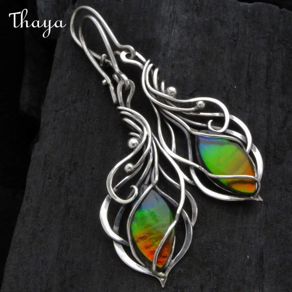 Thaya Beauty  Swirls Earrings