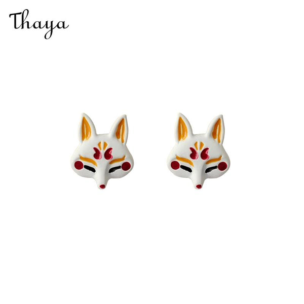 Thaya Funny Little Fox Earrings