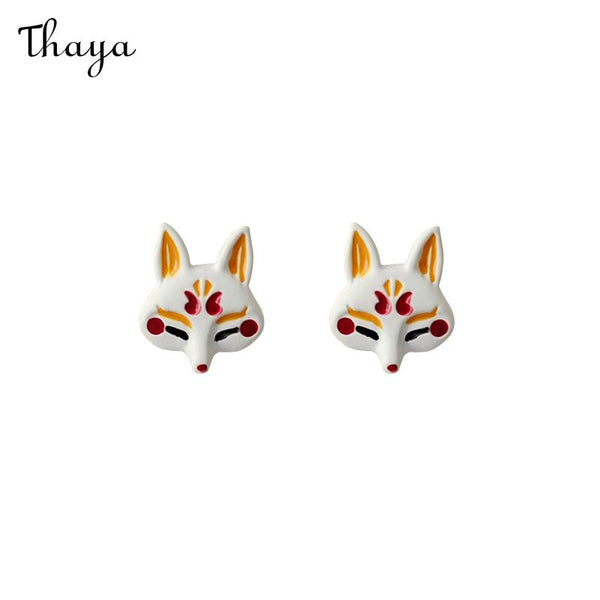 Boucles d'oreilles amusantes petit renard Thaya