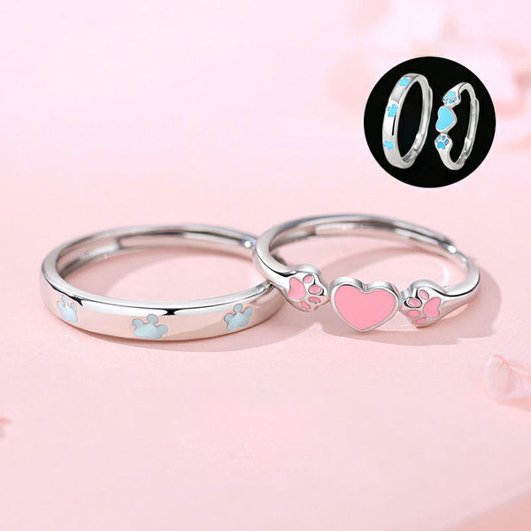 Thaya Luminous Cat Claw S999 Silver Ring