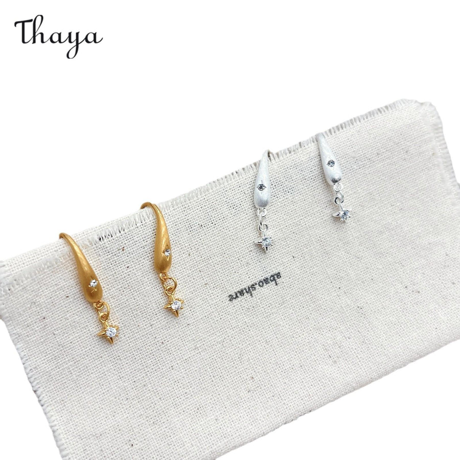 Thaya Star Dangle Drop Earrings