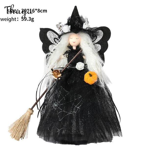 Thaya Halloween Elf Witch Doll Decoration