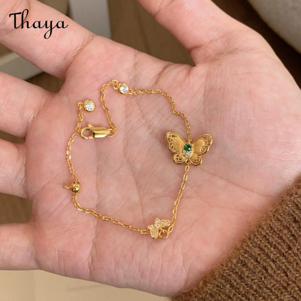 Thaya Butterfly Charm Bracelet
