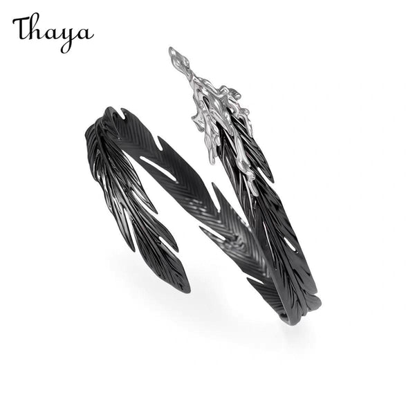 Thaya Subculture Punk Feather Bracelet