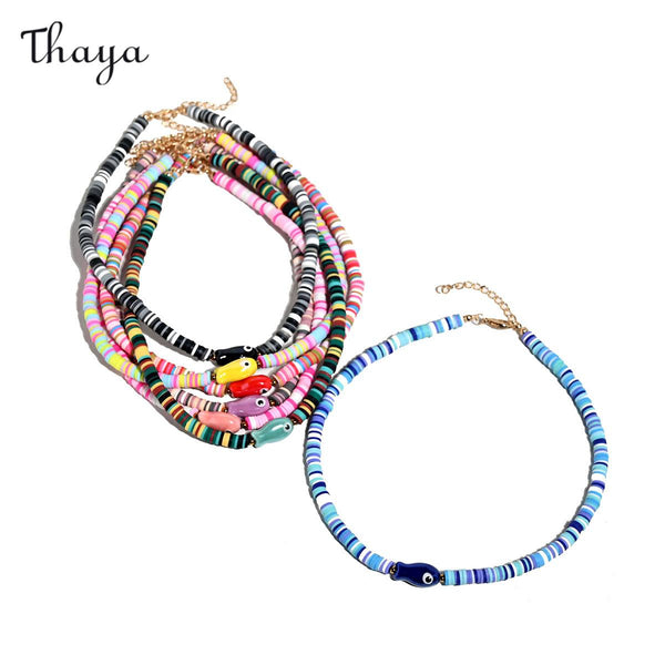 Thaya Layered Beaded Necklace Set