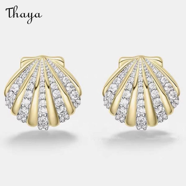 Thaya Seashell Stud Earrings