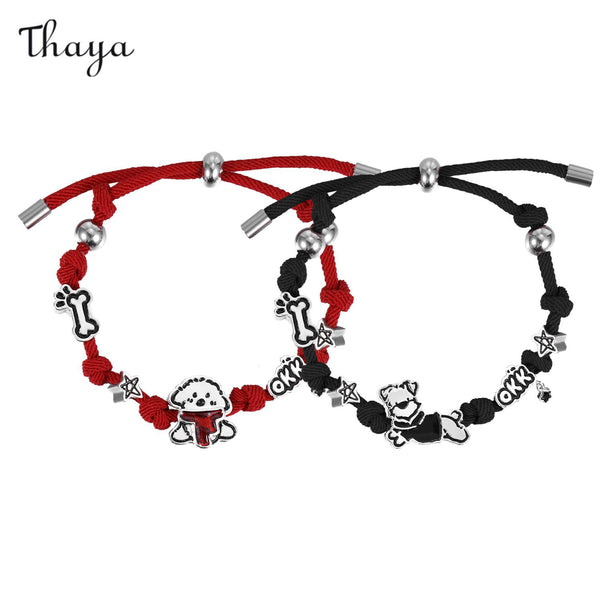 Thaya Cute Dog Charm Bracelet