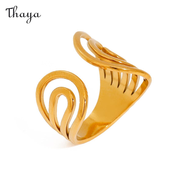Thaya Goldener Spiraltanzring