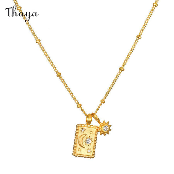 Thaya Layered Pendant Necklaces