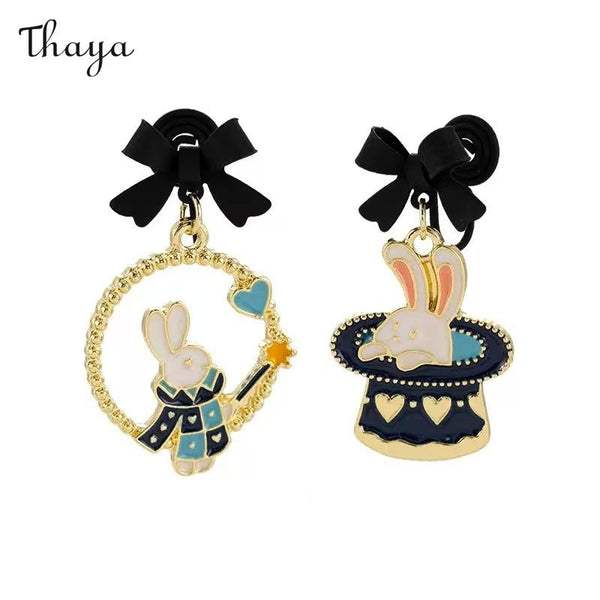 Thaya Rabbit Dangle Earrings