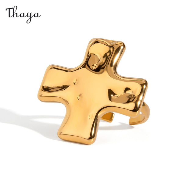 Thaya – Gehämmerter Kreuzring