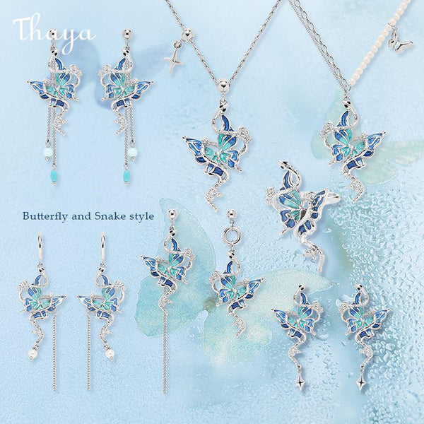 Thaya SButterfly and Snake Jewelry Set